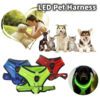 LED USB Charging Reflective Dogs Harness - Pet Safety Vest
