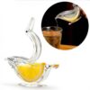 Bird-Shaped Transparent Manual Lemon Juicer Kitchen Tool