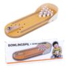 Table Top Mini Bowling Game Set - Wooden Desktop Arcade, Gifts for All Ages - Image 5