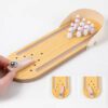 Table Top Mini Bowling Game Set - Wooden Desktop Arcade, Gifts for All Ages - Image 4