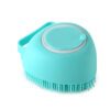 Silicone Pet Bath Massage Brush with Shampoo Dispenser For Dogs and Cats - Image 8