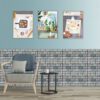 3D Wall Stickers Removable Tiles For Home Decoration