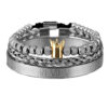 Luxury Roman Royal Crown Charm Bracelet Men's Jewelry Gift