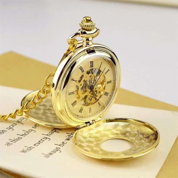 Mechanical Pocket Watch Retro Men And Women Gift - Image 5