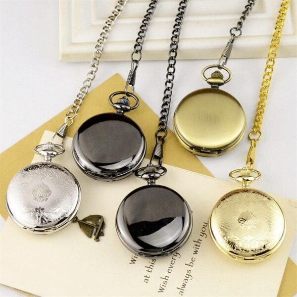 Mechanical Pocket Watch Retro Men And Women Gift - Image 2