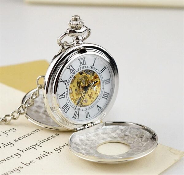 Mechanical Pocket Watch Retro Men And Women Gift - Image 4