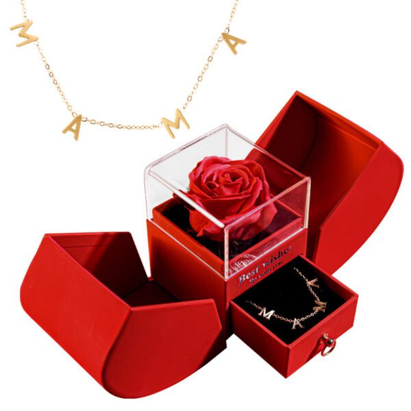 Eternal Rose Apple Gift Box Women Necklace Jewelry - Image 8